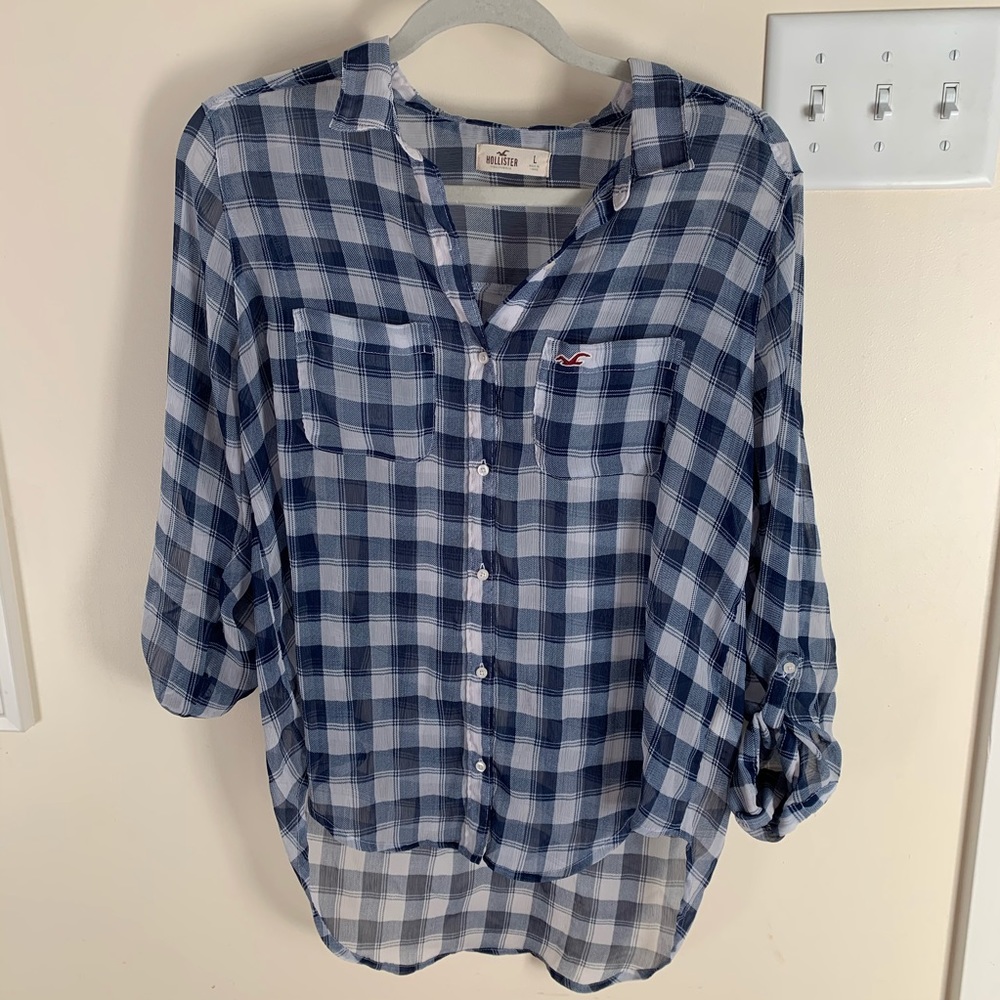 Hollister Co Plaid, Checkered Button Down
